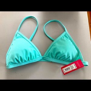 Aqua bikini top